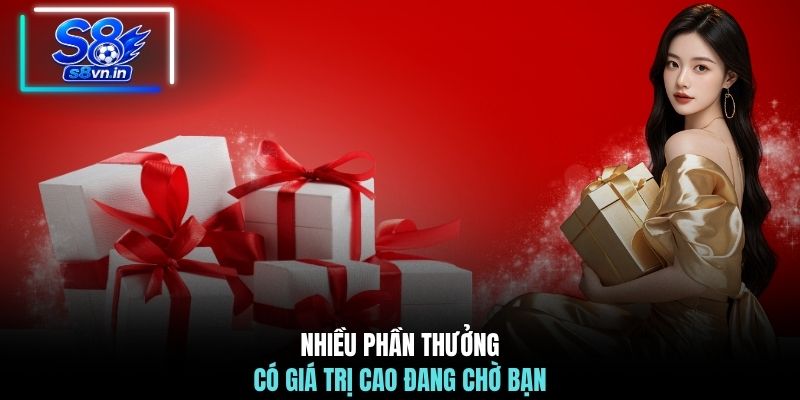 Quà Tặng Bí Mật - Check-in 1 Phút, Rinh Ngay Thưởng Giá Trị 4 Nhiều phần thưởng có giá trị cao đang chờ bạn
